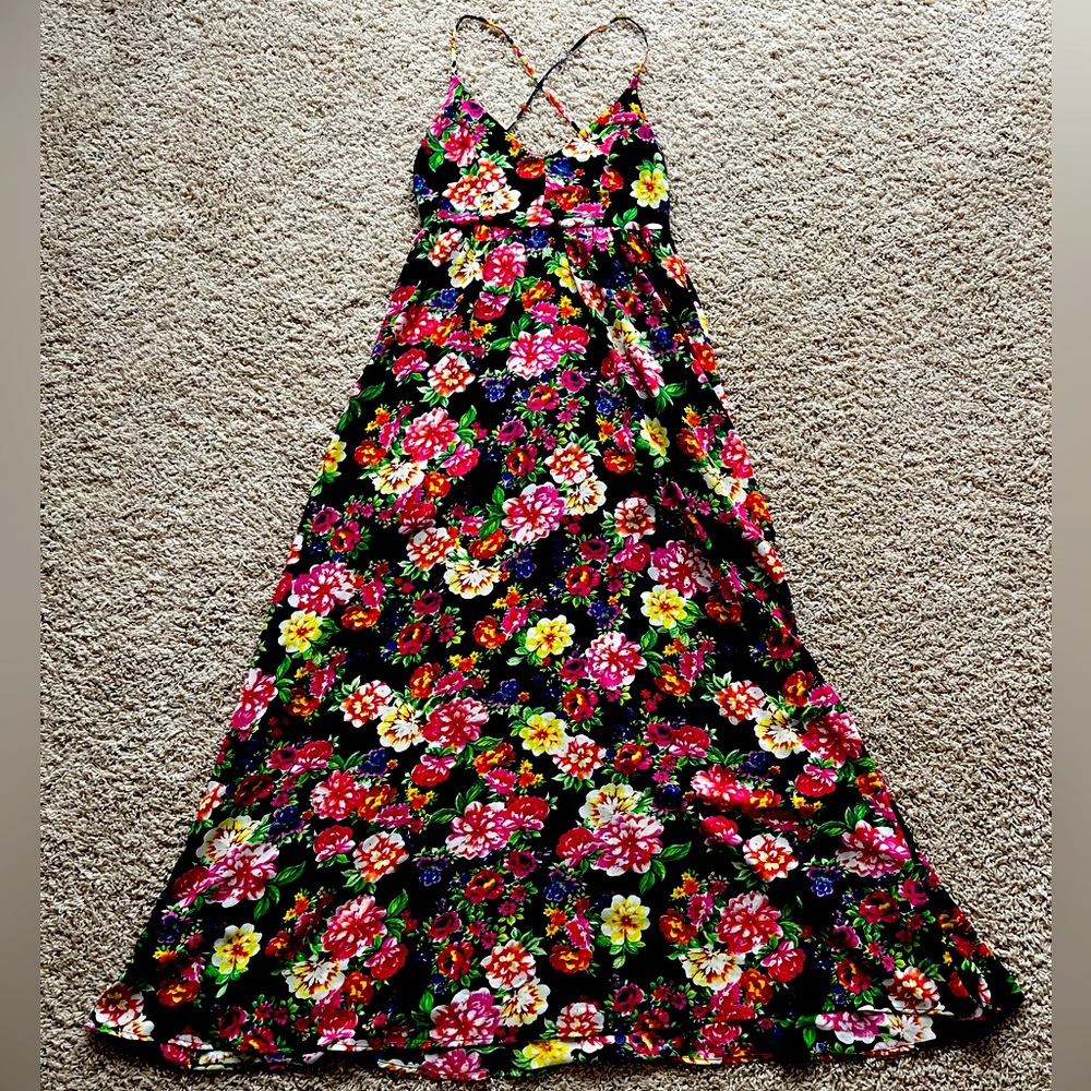 Floral Maxi Dress - Multicolor